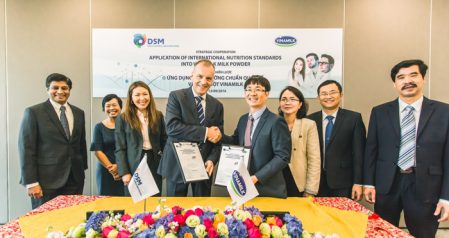 Vinamilk与世界领先的营养集团DSM – 瑞士签署了战略合作协议